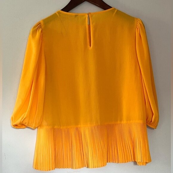 Zara Flowing Blouse Size Medium - Picture 3 of 7